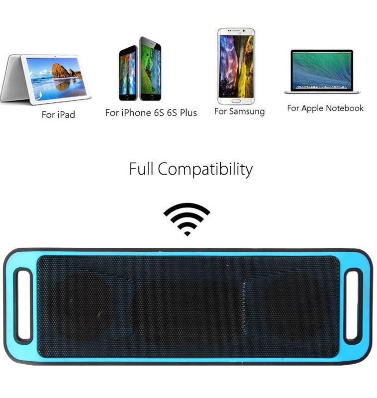 Thumbnail: Tune Thunder Rechargeable Wireless Bluetooth Portable Speaker Outdoor USB/TF/FM 