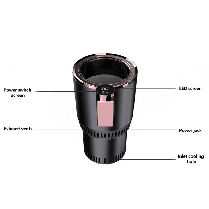 Thumbnail: 2-in-1 Car Cup Warmer & Cooler, 12V