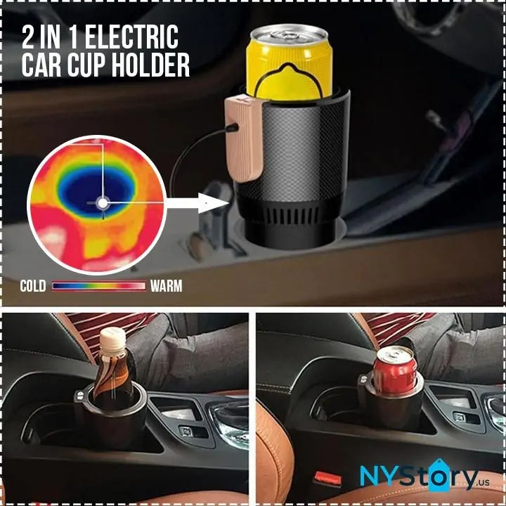 Thumbnail: 2 in 1 Electric Car Cup Holder