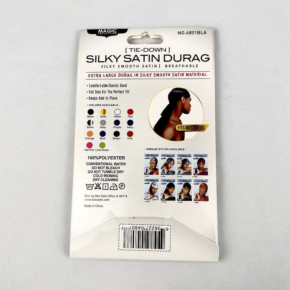 Thumbnail: Silky Satin Durag Deluxe Quality