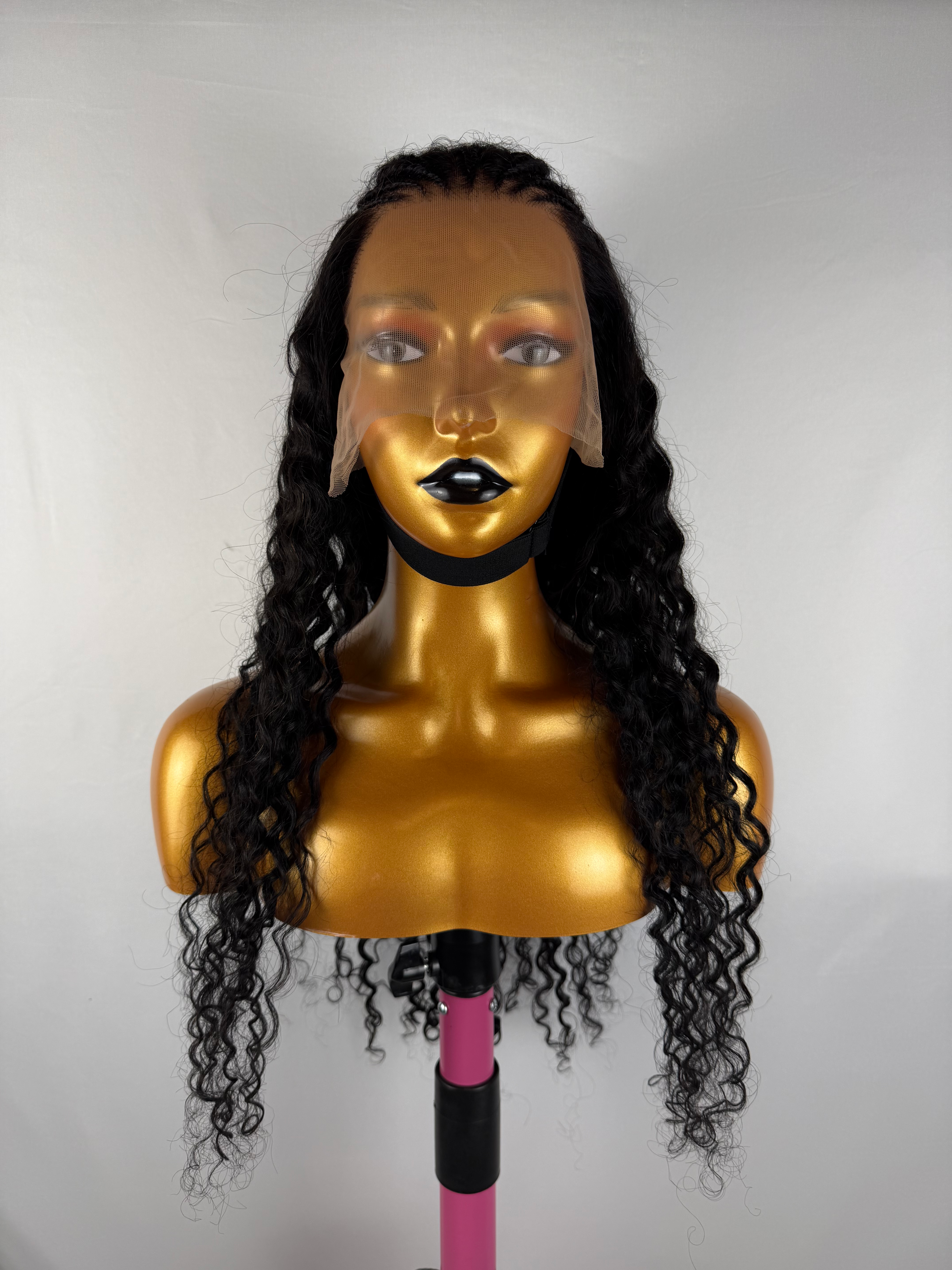 Frontal Pre-Braided Wave Wig