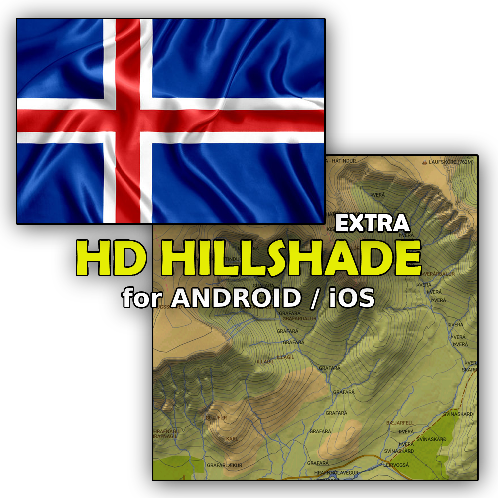 HD Hillshade 3 for Android / iOS