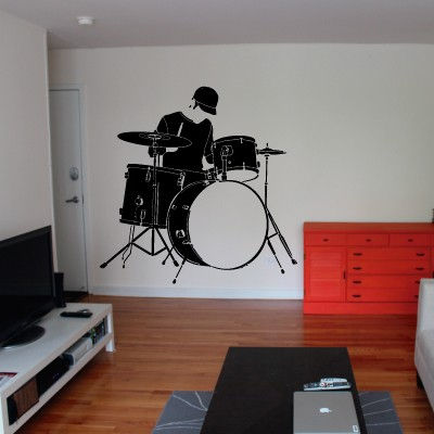 Miniatura: Vinilo Decorativo Baterista 1 (Dekoadhesivo)