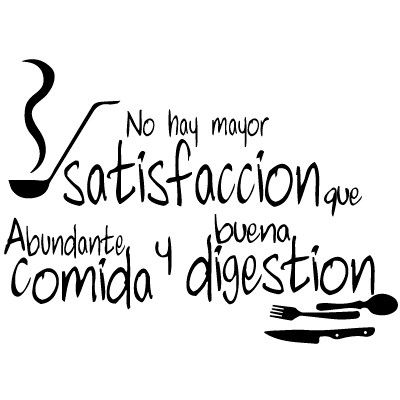 Miniatura: Vinilo Decorativo No Hay Mayor Satisfacción (Dekoadhesivo)