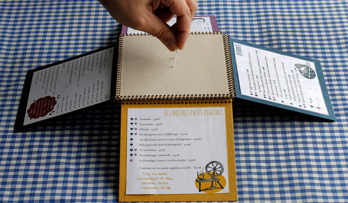 Menú Damunt un cel de Fils