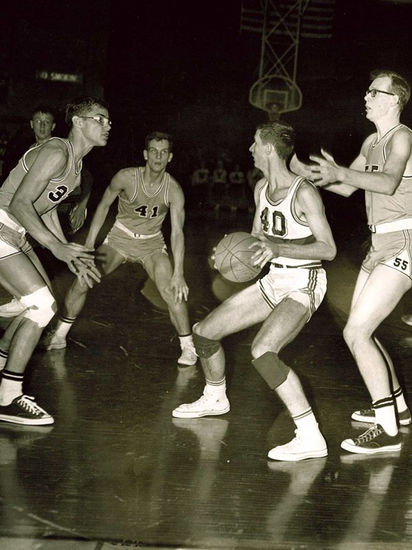 Glenn Russell, #40 Roy Oyer, c. 1969.