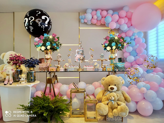 Decoracao Festa Tema Cha Revelacao Curitifestas Locacoes