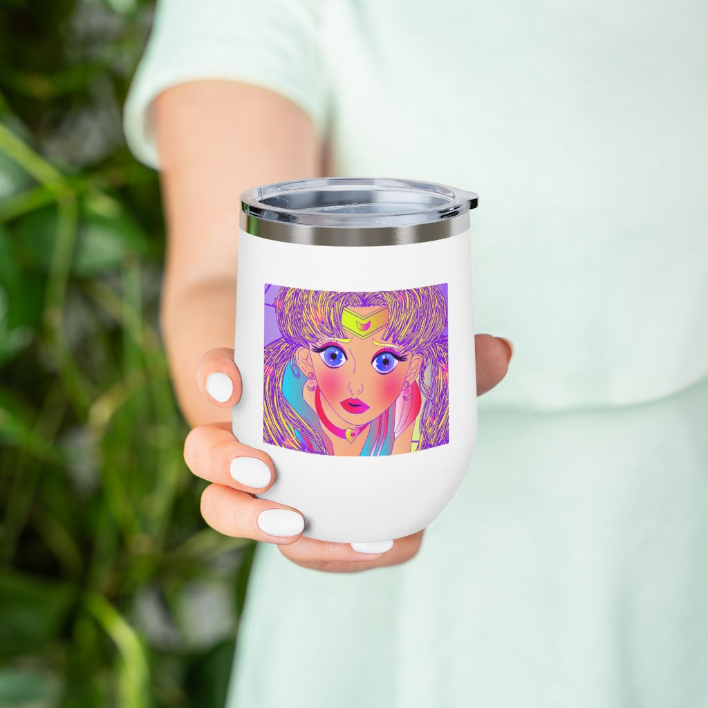 Neon Moon 12oz Insulated Wine Tumbler