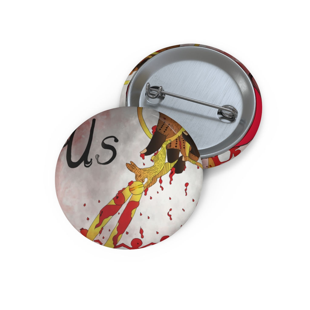 US fan Pin Buttons