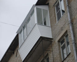 остекление балкона крыша и вынос