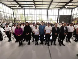 Rodrigo Monsalvo encabeza toma de protesta de 19 nuevos agentes de la Secretaría de Movilidad en El Marqués