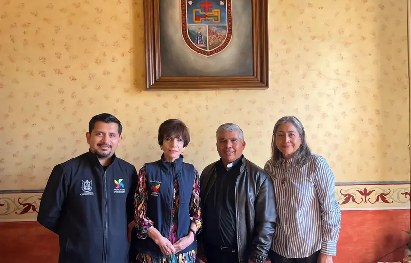 Firman convenio Patronato de las Fiestas y Curia Diocesana de Querétaro