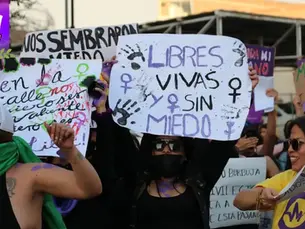 Marcha 8M 2026 en Querétaro