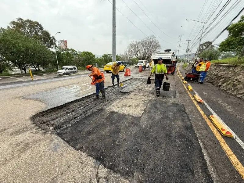 mantenimiento vial tras lluvias