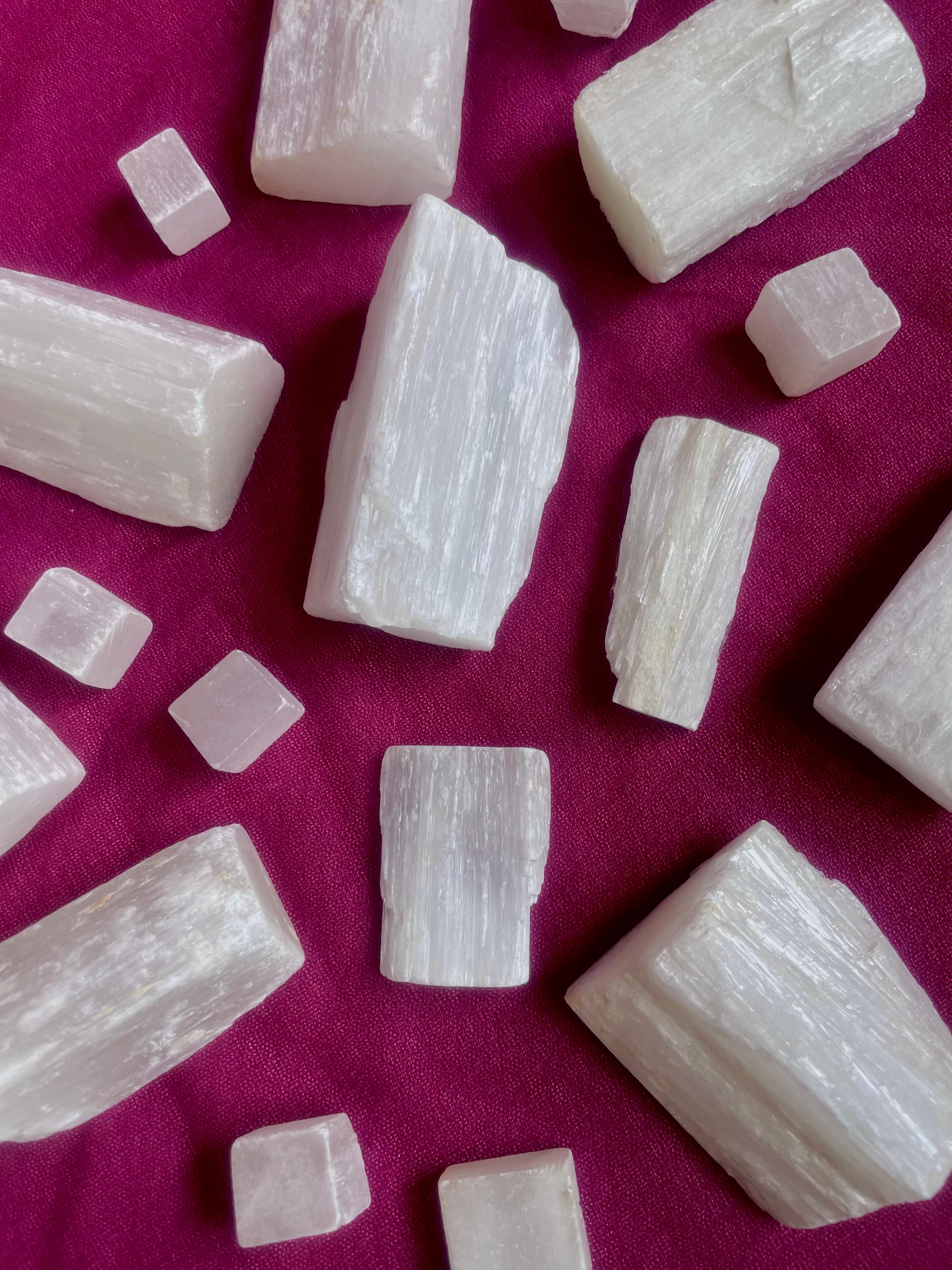 Raw Selenite (Cleansing, Purity and Connection to Divine)
