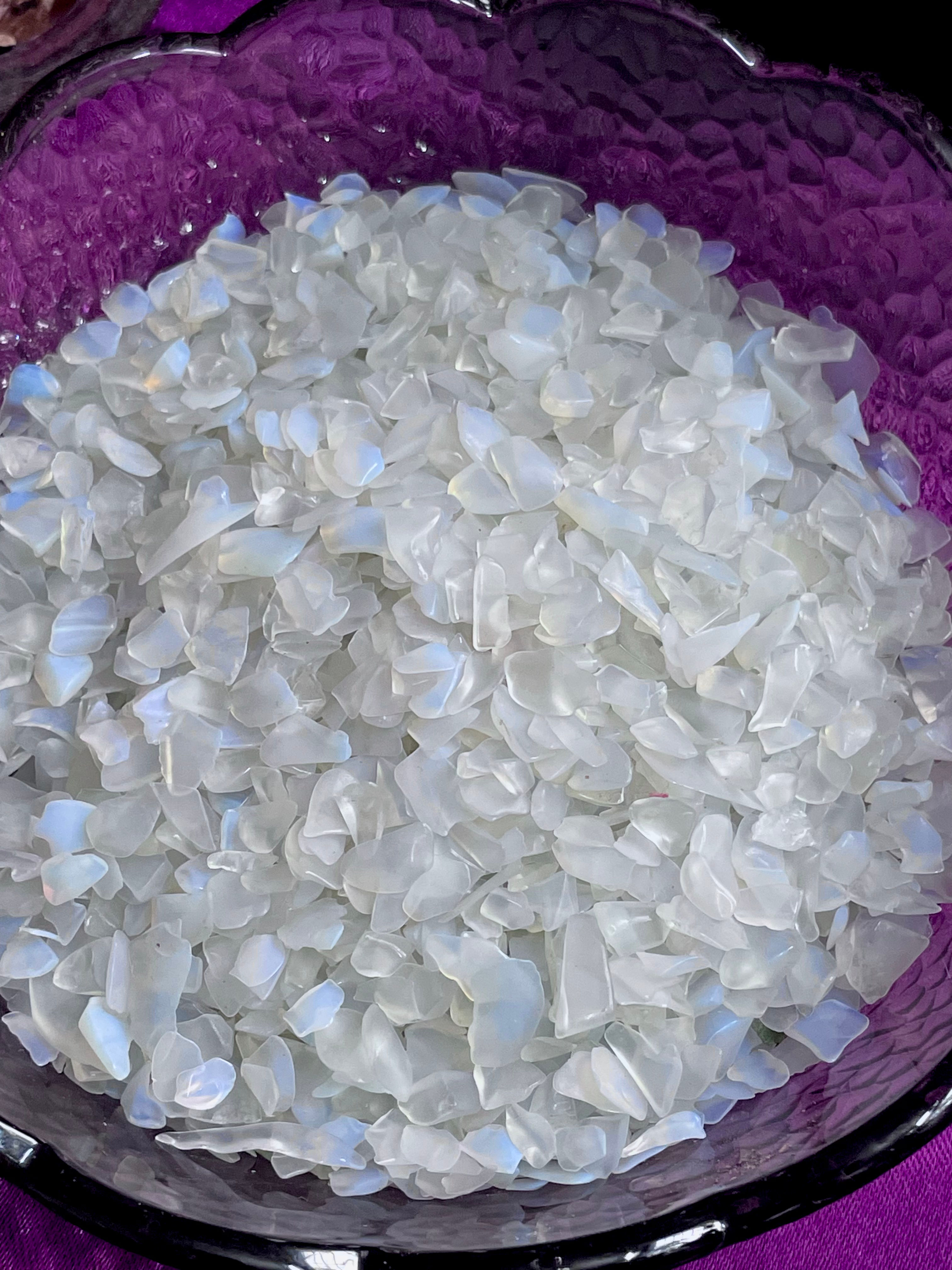 Opalite Crystal Chips for Softness and Emotional Flow