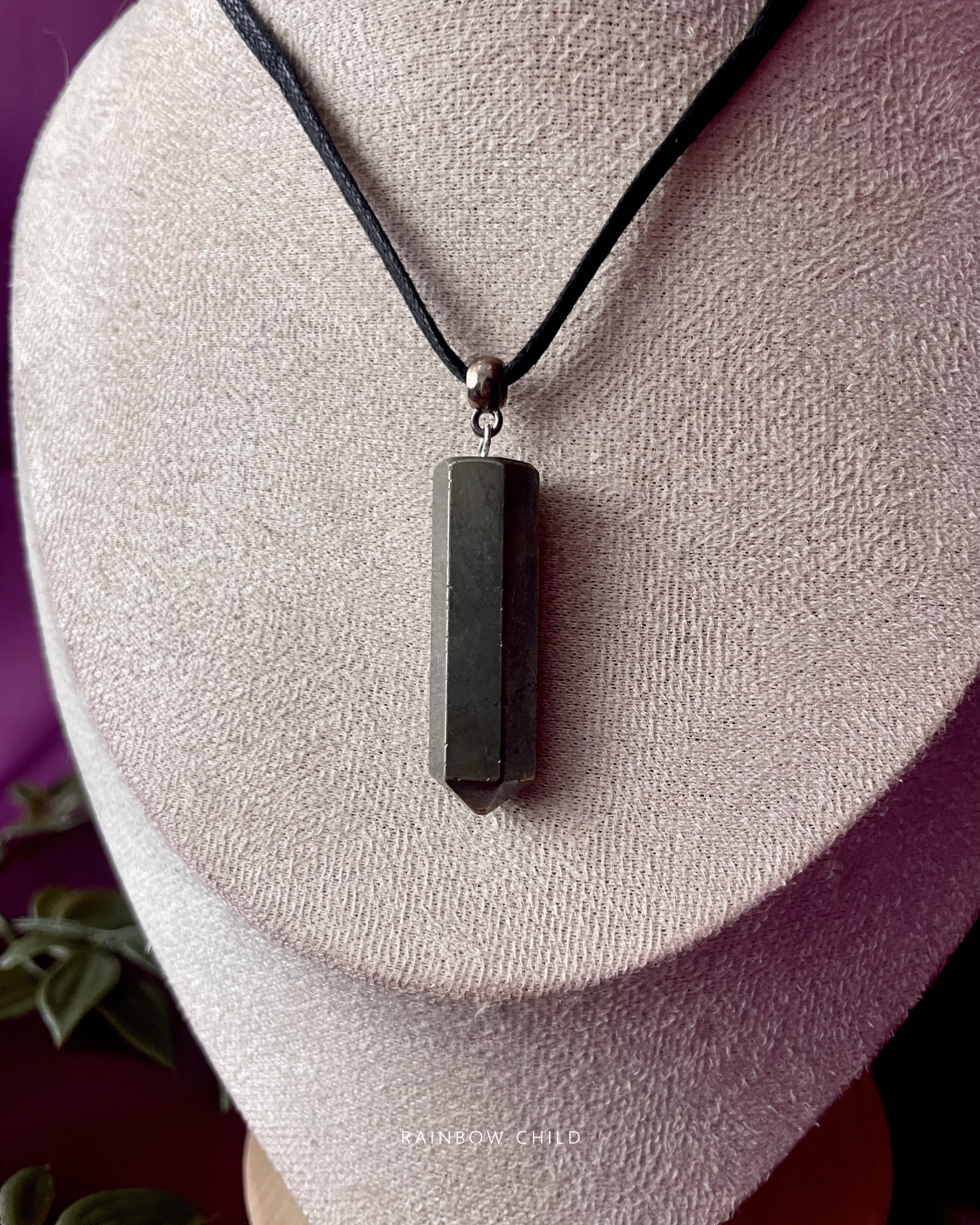 Pyrite Point Pendant · Money & Motivation Crystal Jewellery