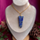 Thumbnail: Lapis Lazuli Coffin Wire Wrap Pendant