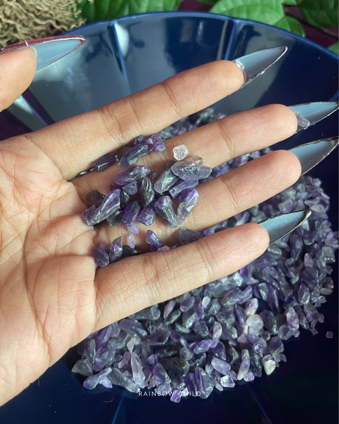 Amethyst Crystal Chips for Calm and Spiritual Clarity