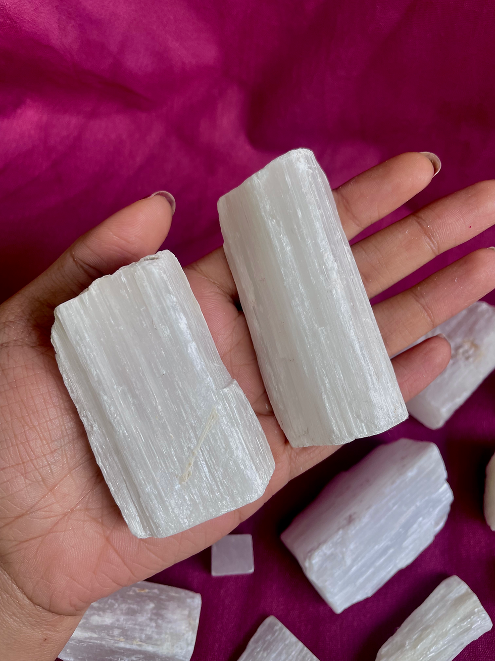Thumbnail: Raw Selenite (Cleansing, Purity and Connection to Divine)
