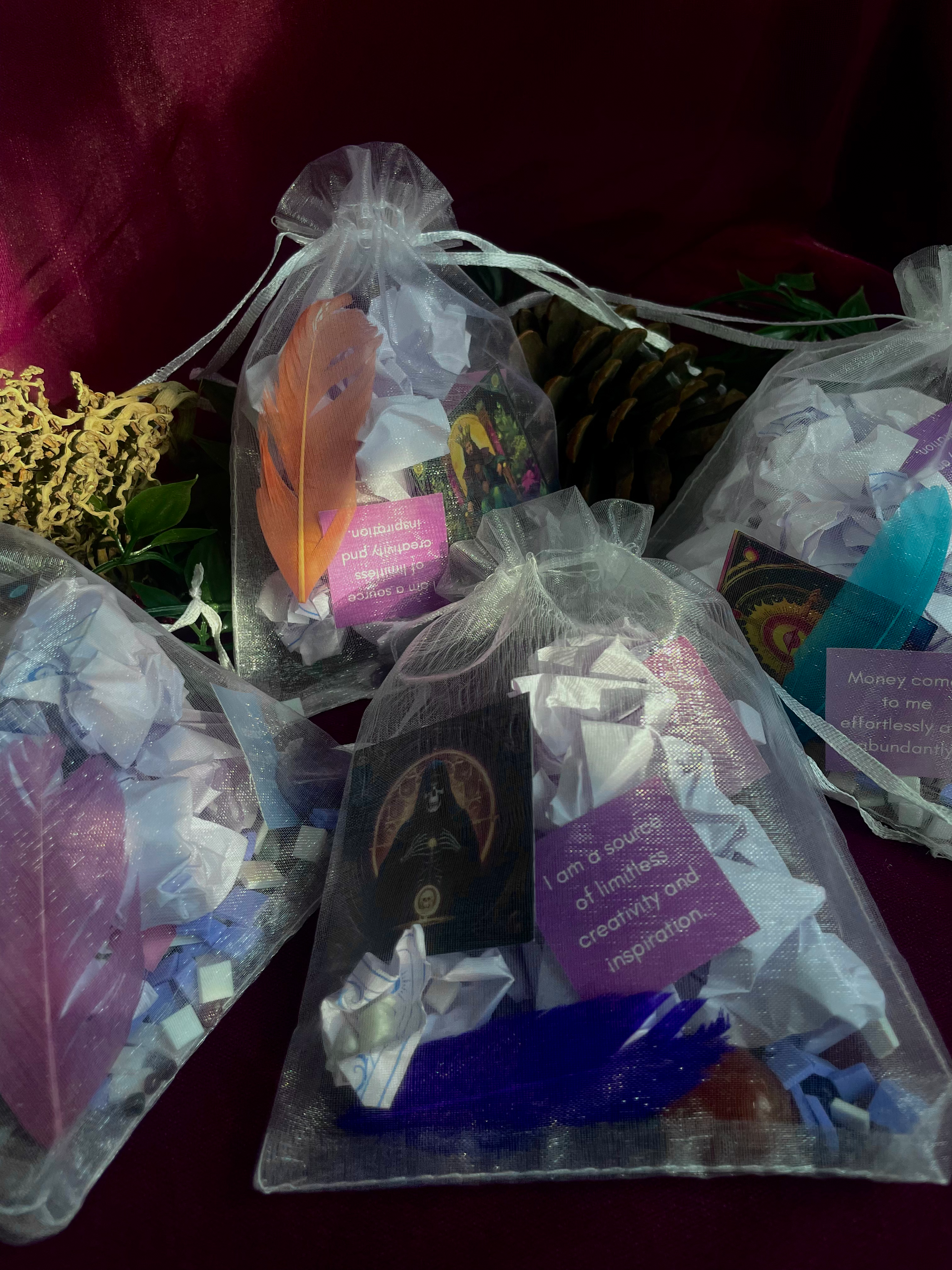 13 Day Affirmation and Crystal Pouch