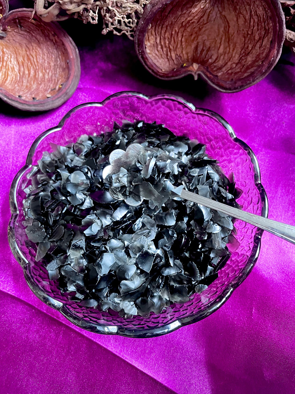 Thumbnail: Black Obsidian Crystal Chips for Protection and Shadow Work