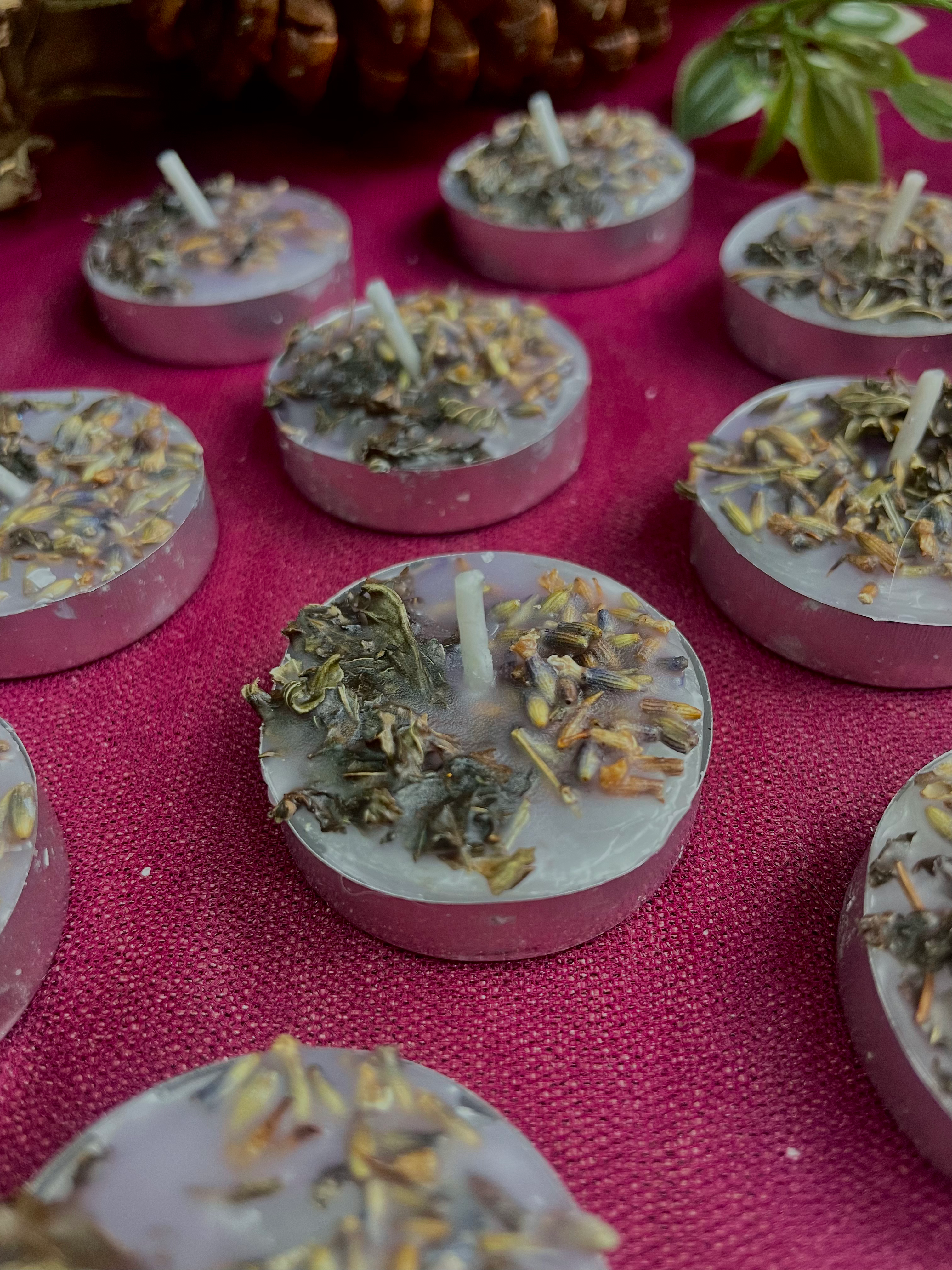 Stress Relief Tealight Candles (Set of 3)