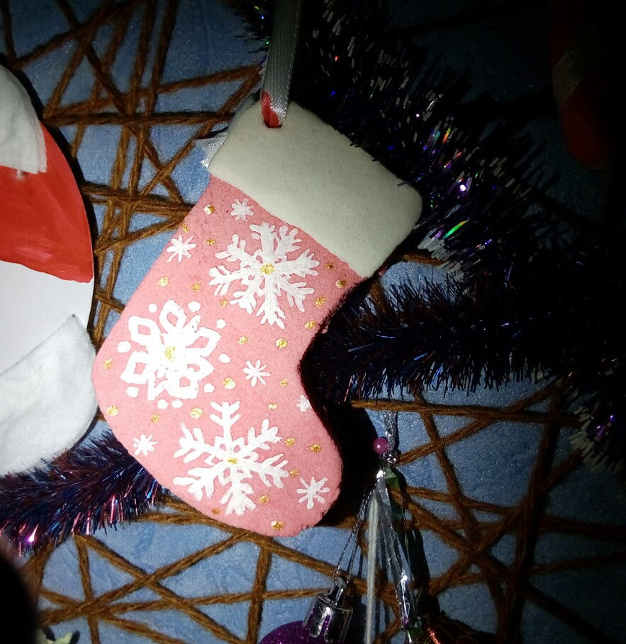 Миниатюра: Новогодние украшения из солёного теста