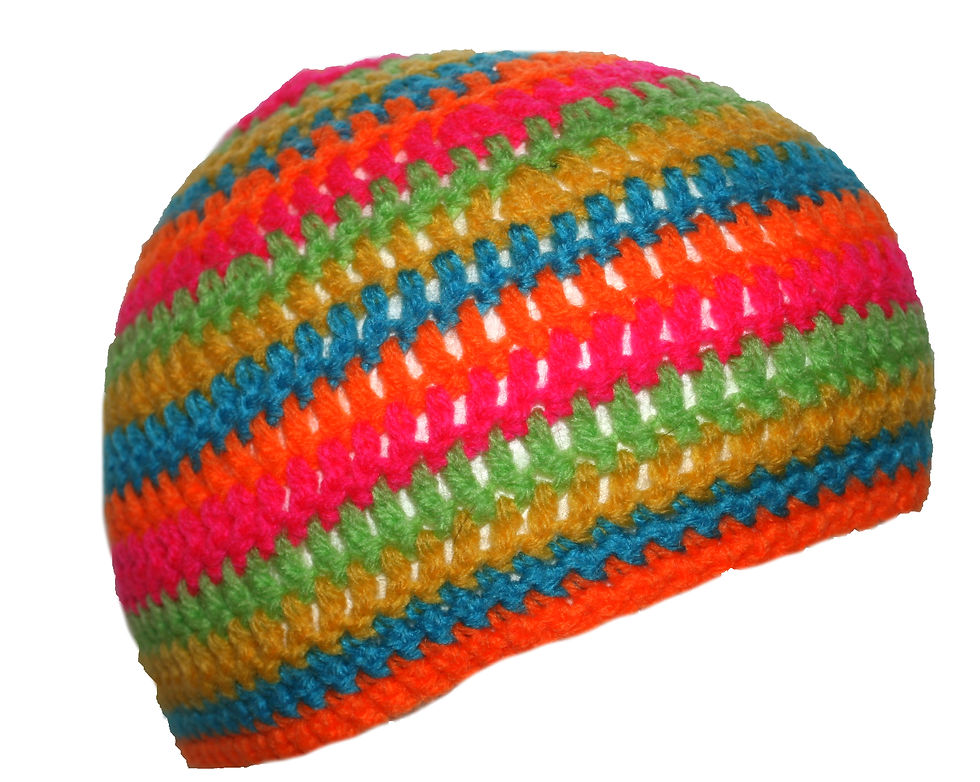 Thumbnail: Spiral Topknot Hat