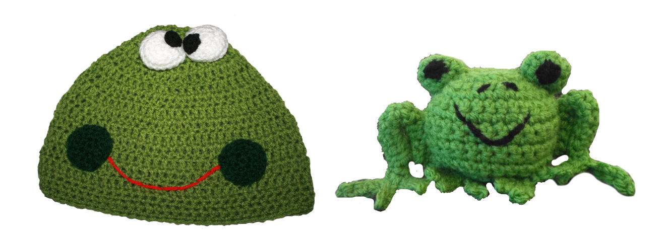 Frog Hat & Figure Set