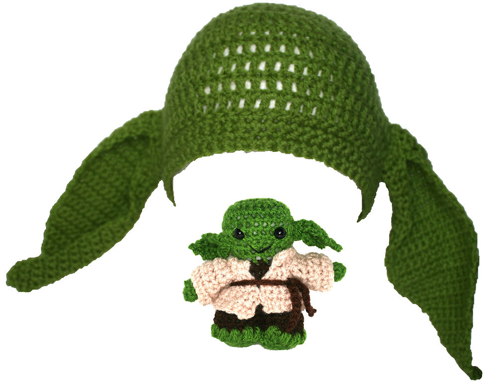 Yoda Hat & Figure Set