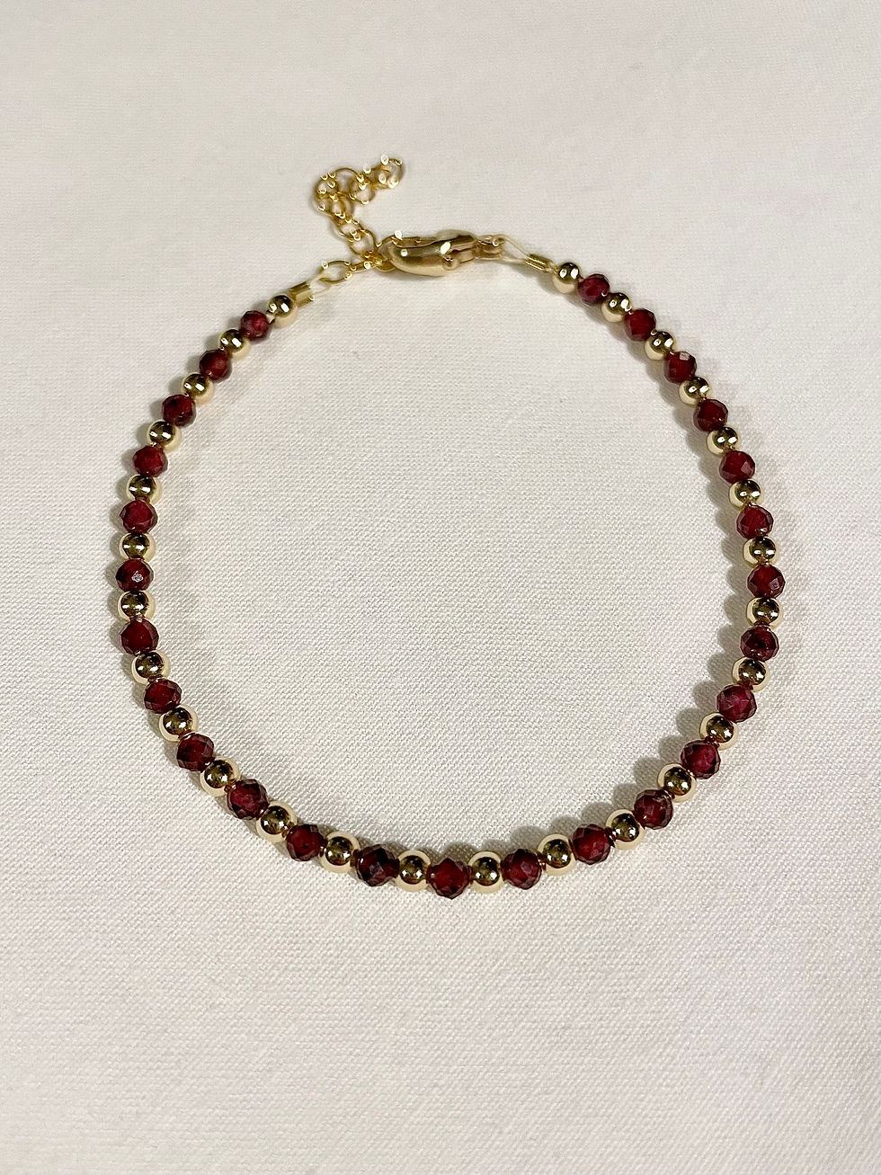 Thumbnail: Garnet Petit Bracelet