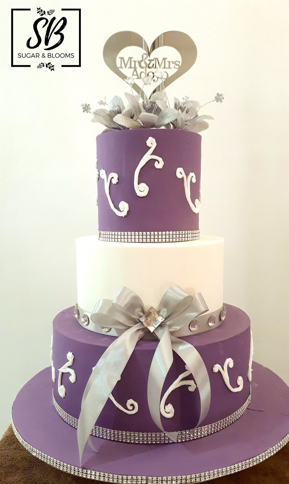 Mr. & Mrs. Adoyo Wedding Cake
