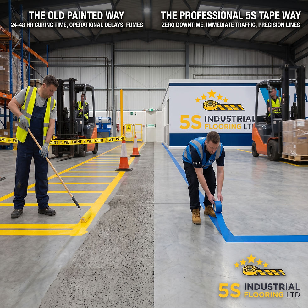 Paint vs. Industrial Tape: Why Modern Warehouses Are Making the Switch