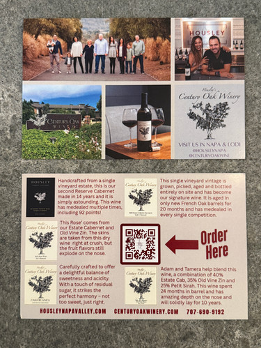 TASTE WINES AT HOME Housley Napa Valley