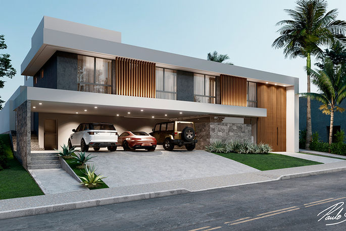 Projeto Casa MJ em Steel Frame - SP