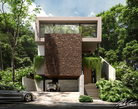 CASA J&R - residência autoral em alvenaria e concreto - Residencial dos Lagos - SP - Paulo Stocco Arquitetura