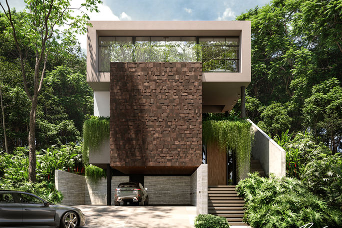 CASA J&R - residência autoral em alvenaria e concreto - Residencial dos Lagos - SP - Paulo Stocco Arquitetura