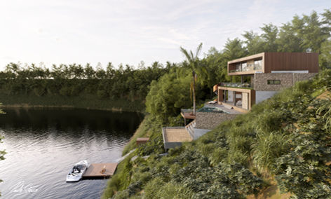 Casa WG - residência autoral em alvenaria e concreto - Igaratá - SP - Paulo Stocco Arquitetura