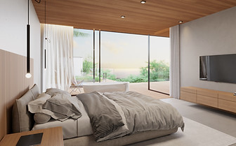 View from the master suite
