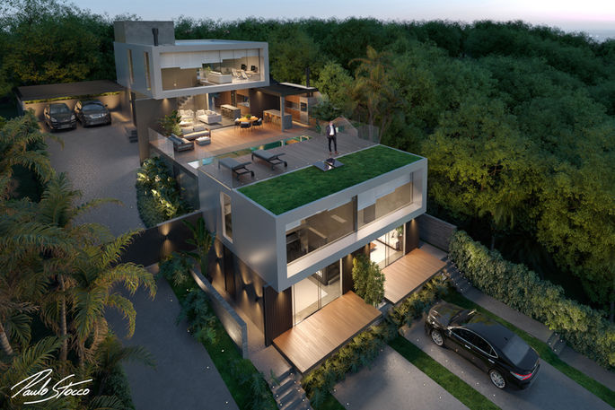 Casa FF - Residência autoral em Steel Frame -Serra Negra SP — Paulo Stocco Arquitetura