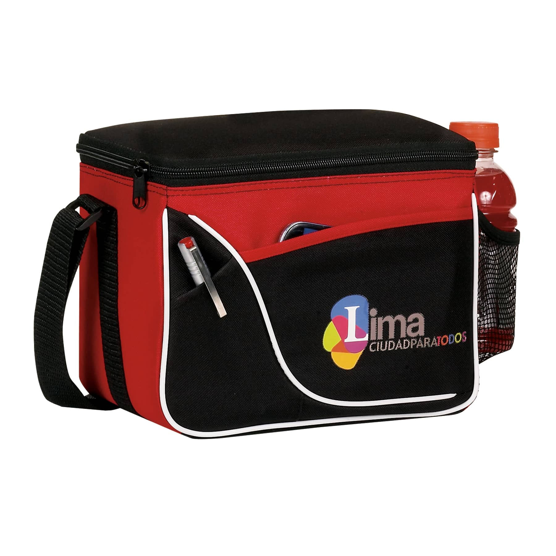 CP-6106 Wavy Two-Tone Insulated 6 Pack Cooler