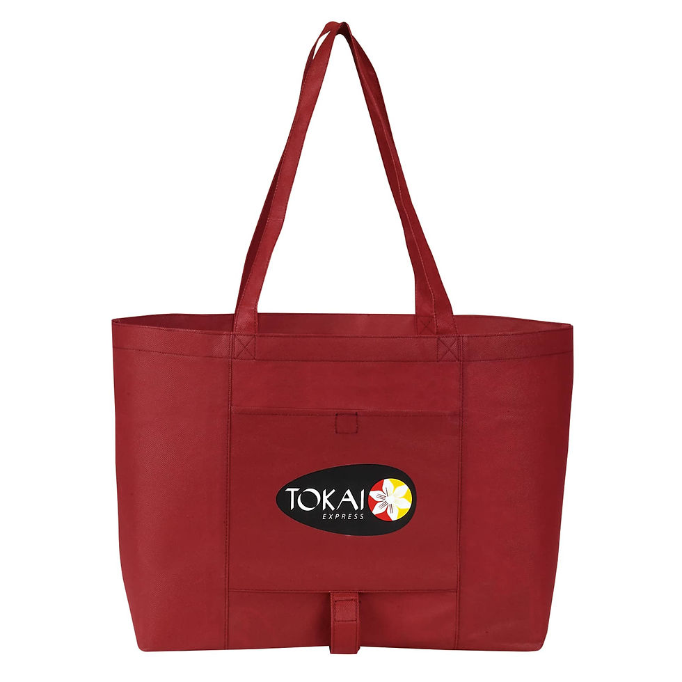 Thumbnail: TB-9173 Eco-Green Fold-Up Shopping Tote