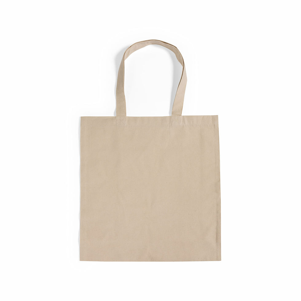 Thumbnail: TB-8100 Flat Lite Cotton Tote Natural