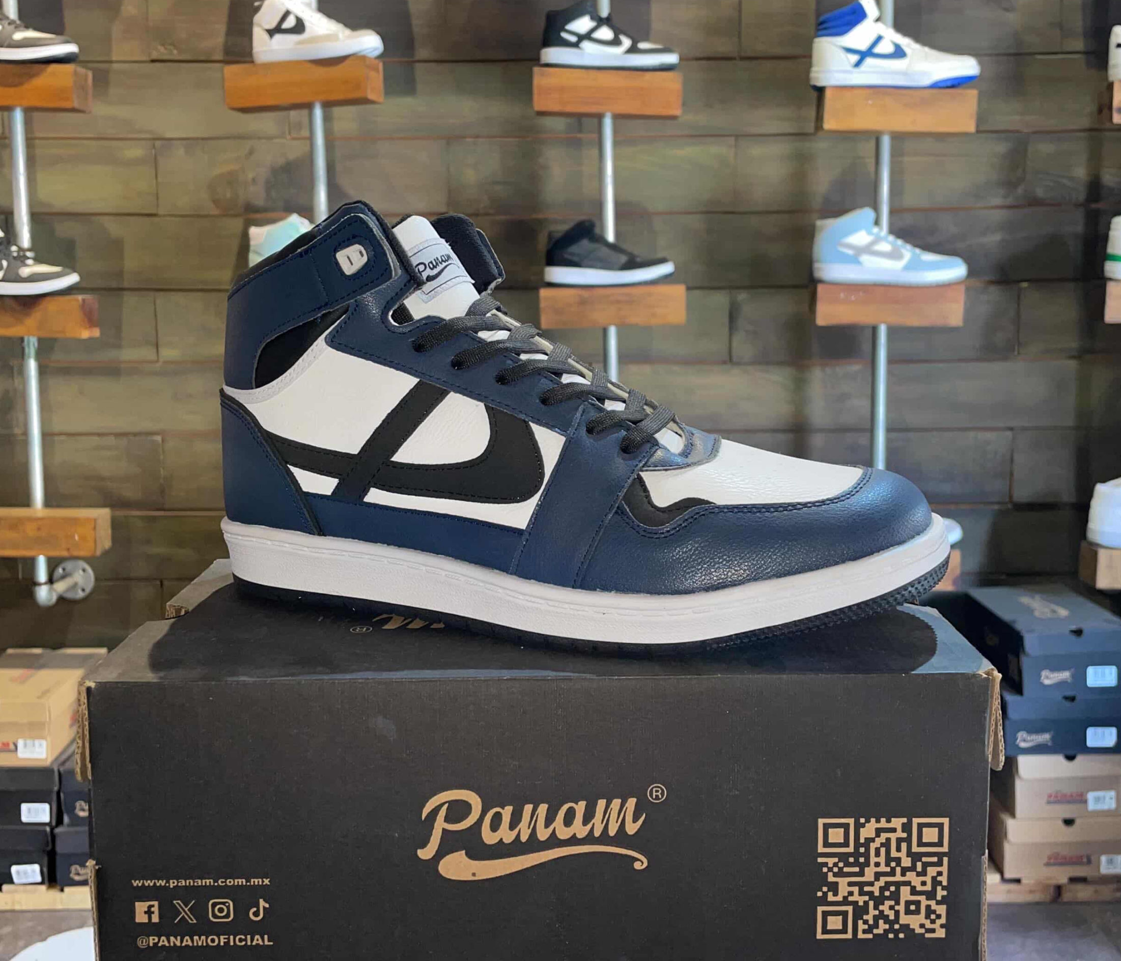 PANAM Bota Coyote Azul/Blanco