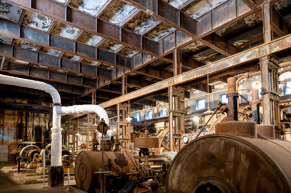 Old building mechanical room