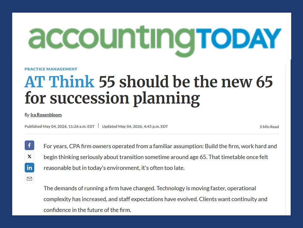 55 Is the New 65 for Succession Planning