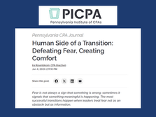 Human Side of a Transition: Defeating Fear, Creating Comfort