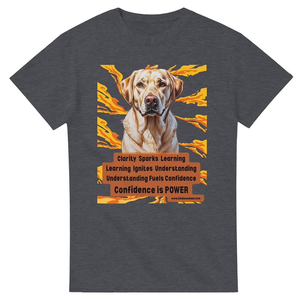 Thumbnail: clarity sparks learning t-shirt yellow lab