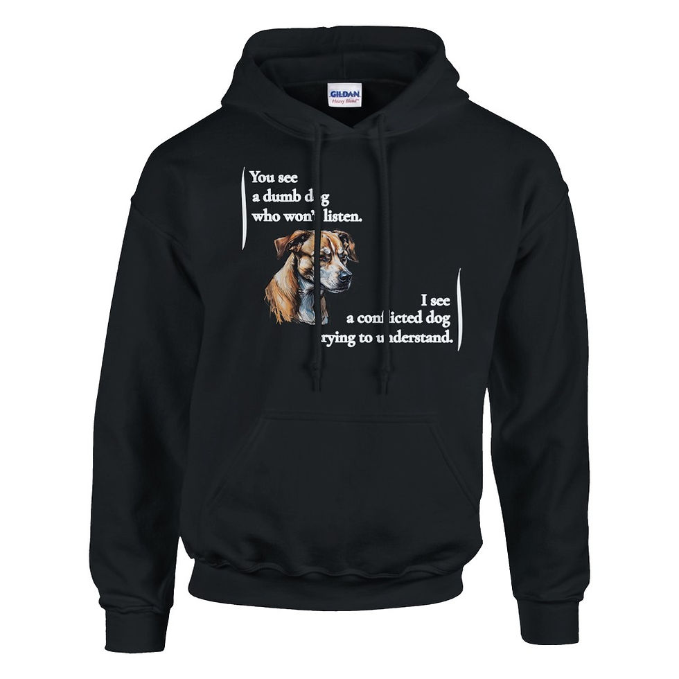 Thumbnail: you see a dumb dog hoodie